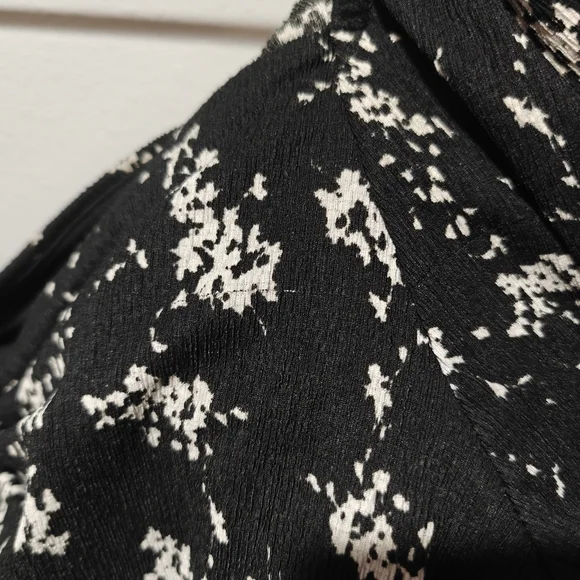 Anthropologie Floral Sweetheart Top Large Blouse Cropped Puffer Sleeves Boho - Picture 8 of 8